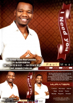 Paul Mwai - I Need You (CD) - Click Image to Enlarge